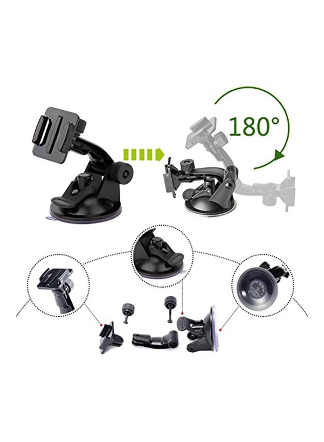 14-Item Accessories Kit For Gopro Hero 7 6 5/Session 5/Hero 4/3+/3/2/1 Black/Yellow/Red