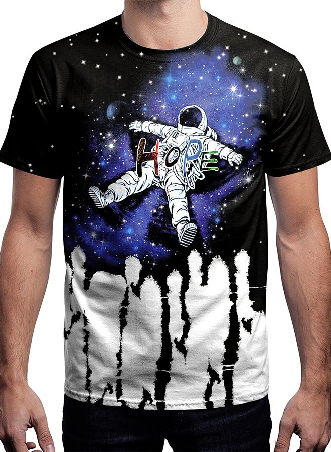 NADABAO 3D Printing Short Sleeve Couple T-Shirt Multicolour - Image 3