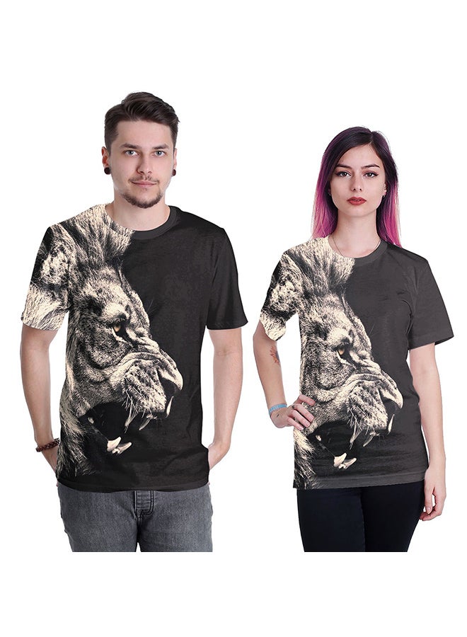 NADABAO - 3D Printing Short Sleeve Couple T-Shirt Multicolour - Image 1