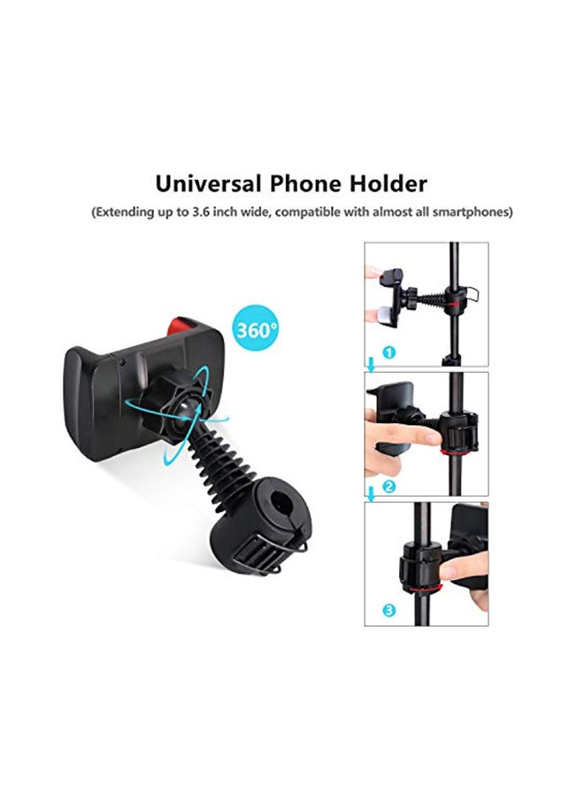 UBeesize Selfie Ring Light With Tripod Stand White/Black  - Image 4