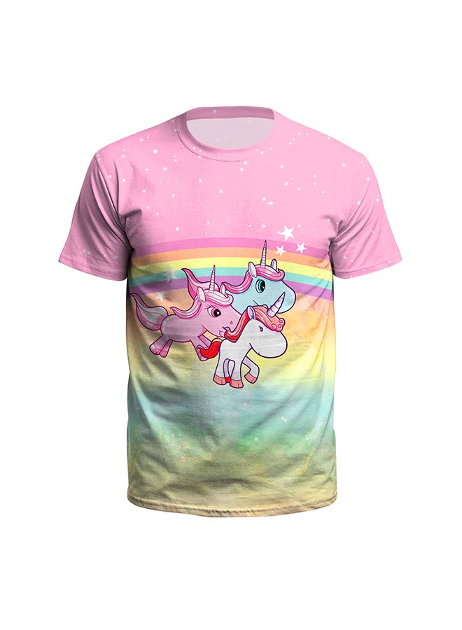 NADABAO 3D Printing Short Sleeve Couple T-Shirt Multicolour - Image 2