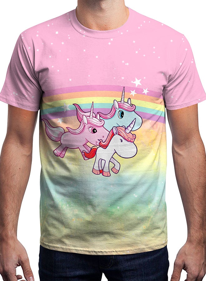 NADABAO 3D Printing Short Sleeve Couple T-Shirt Multicolour - Image 3