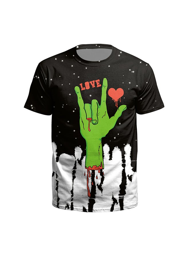 NADABAO 3D Printing Short Sleeve Couple T-Shirt Multicolour  - Image 2
