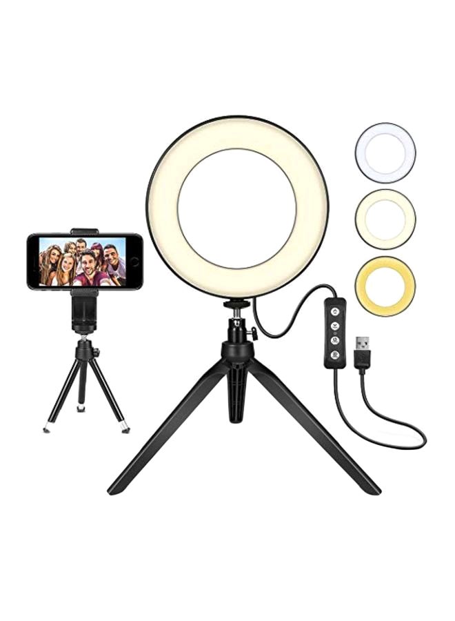 MACTREM MACTREM Mini Led Photography Ring Light With Tripod Stand N25353402A