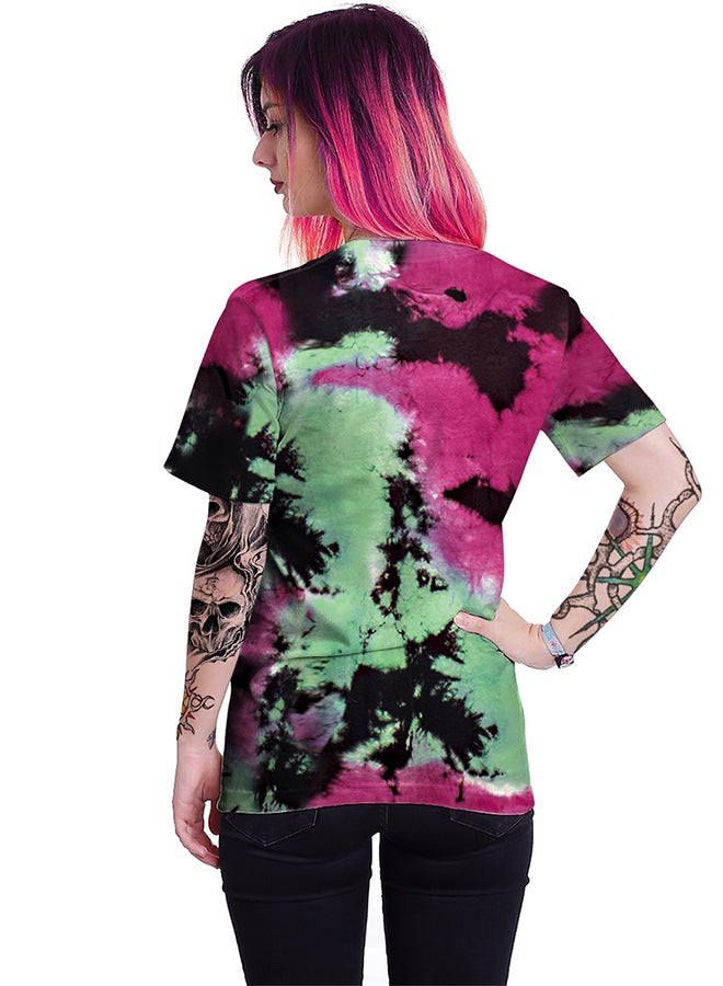 NADABAO 3D Printing Short Sleeve Couple T-Shirt Multicolour - Image 2