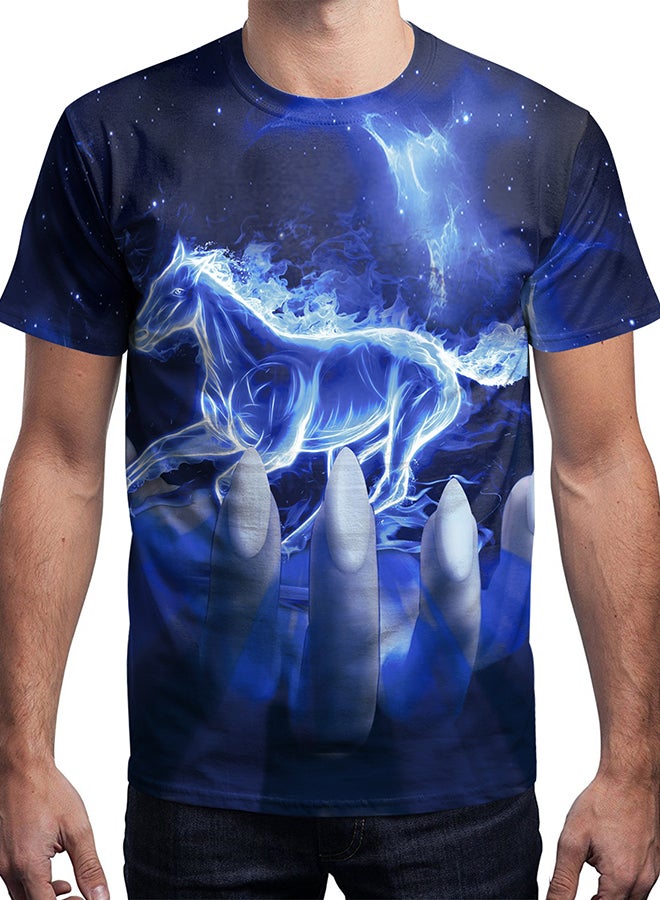 NADABAO 3D Printing Short Sleeve Couple T-Shirt Multicolour - Image 3