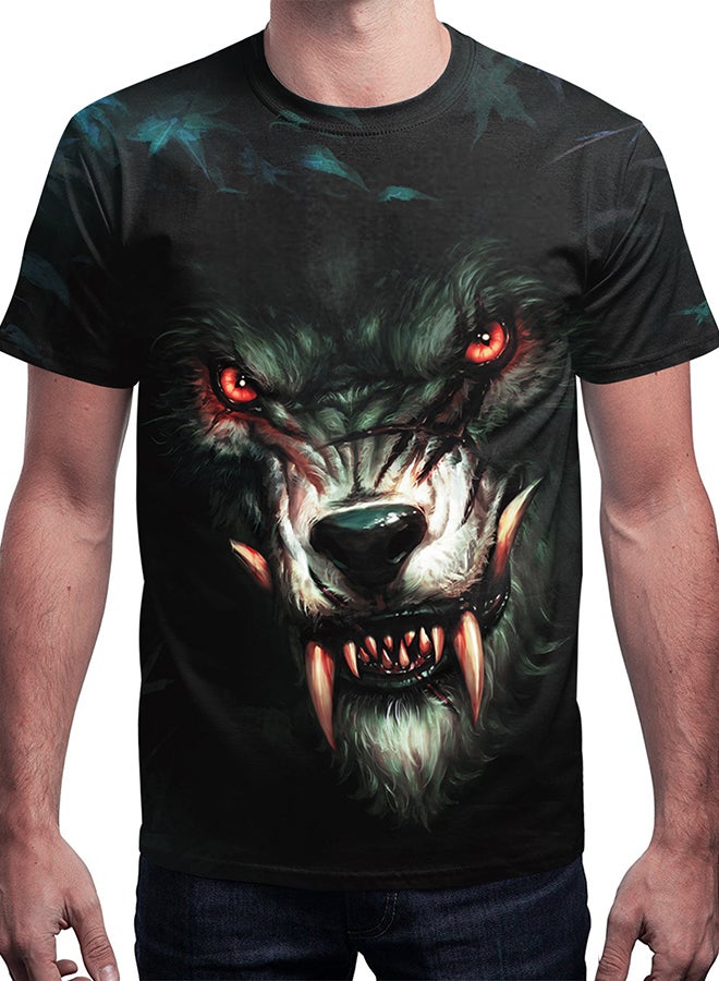 NADABAO 3D Printing Short Sleeve Couple T-Shirt Multicolour  - Image 3