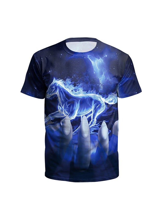 NADABAO 3D Printing Short Sleeve Couple T-Shirt Multicolour - Image 2