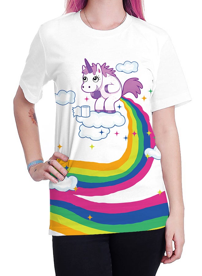 NADABAO 3D Printing Short Sleeve Couple T-Shirt Multicolour - Image 5