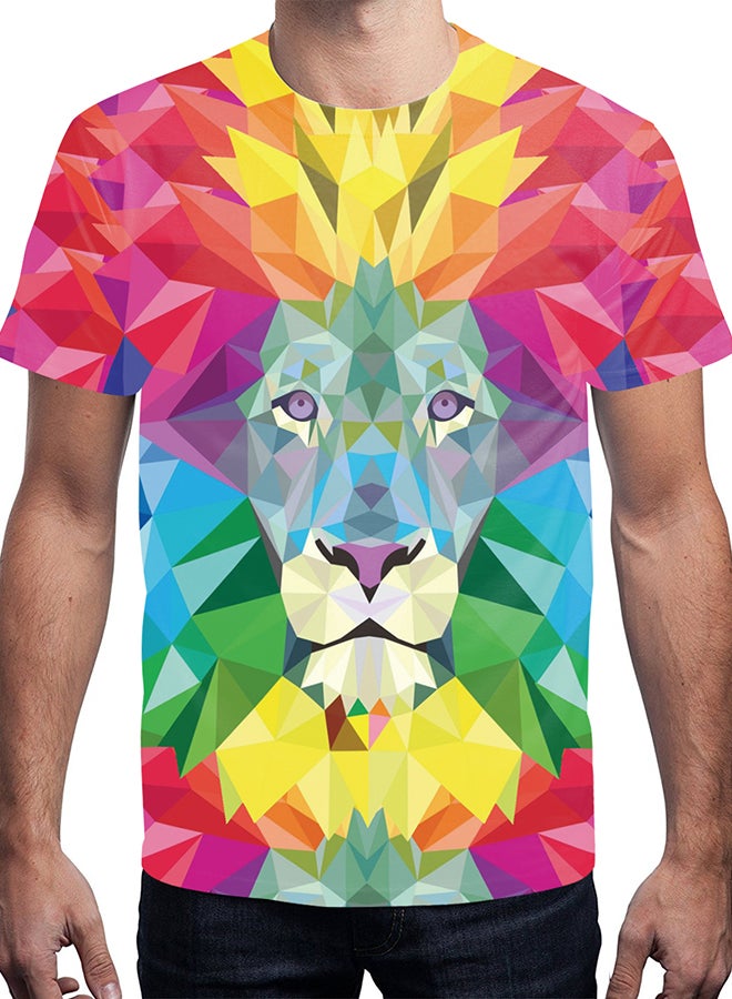 NADABAO 3D Printing Short Sleeve Couple T-Shirt Multicolour - Image 3