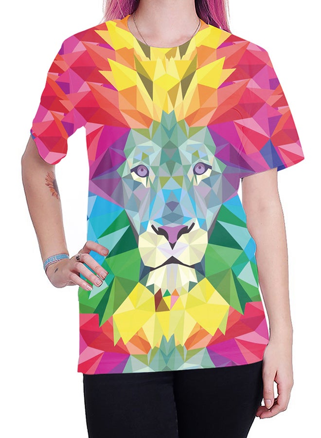 NADABAO 3D Printing Short Sleeve Couple T-Shirt Multicolour - Image 5