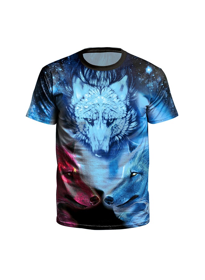 NADABAO - 3D Printing Short Sleeve Couple T-Shirt Multicolour - Image 1