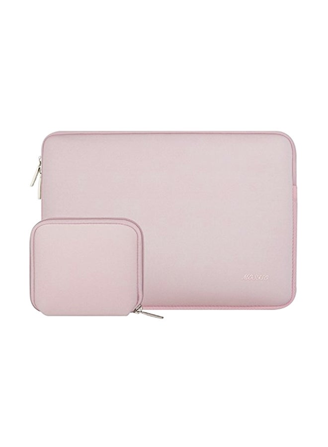 موسيسو غطاء حماية مزود بحافظة صغيرة لأجهزة اللابتوب قياس 13-13.3 بوصة بيبي بينك - Image 1