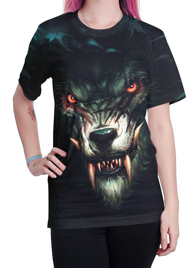 NADABAO 3D Printing Short Sleeve Couple T-Shirt Multicolour  - Image 4