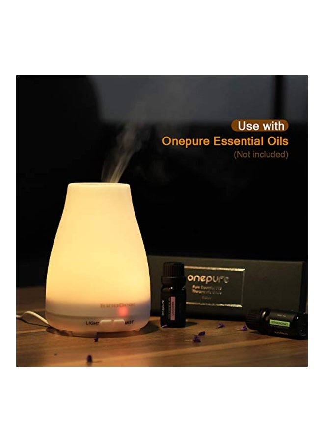 InnoGear - LED Essential Oil Diffuser Blue/White 3.9 x 5.5 x 3.9inch - Image 1