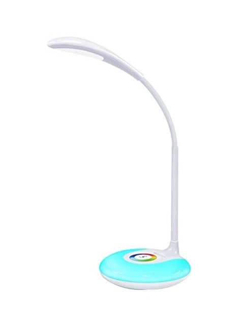 LED Desk Lamp White 9.6 x 5.4 x 5.5inch