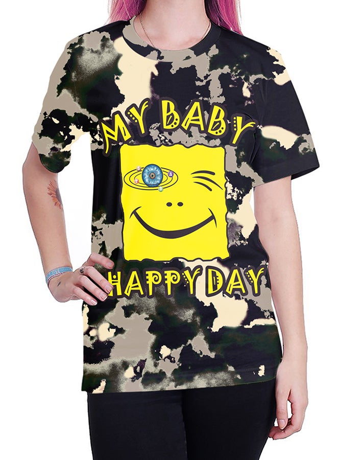 NADABAO - 3D Printing Short Sleeve Couple T-Shirt Multicolour - Image 1