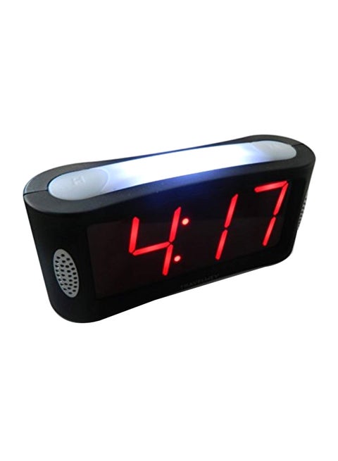 LED Digital Alarm Clock Black 6.5x2x2.8inch