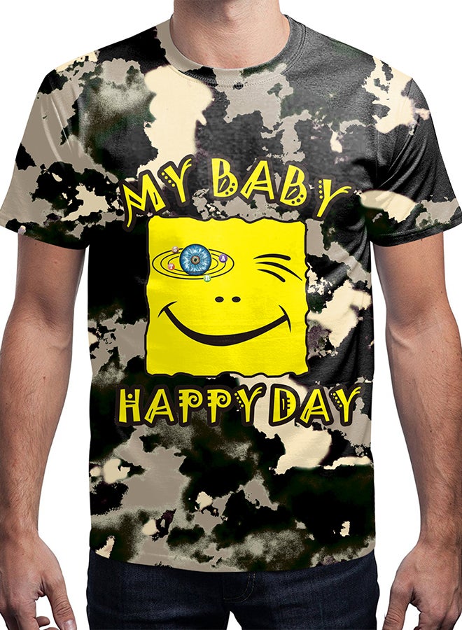 NADABAO - 3D Printing Short Sleeve Couple T-Shirt Multicolour - Image 1