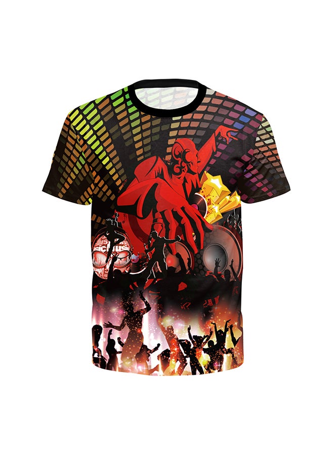 NADABAO - 3D Printing Short Sleeve Couple T-Shirt Multicolour - Image 1