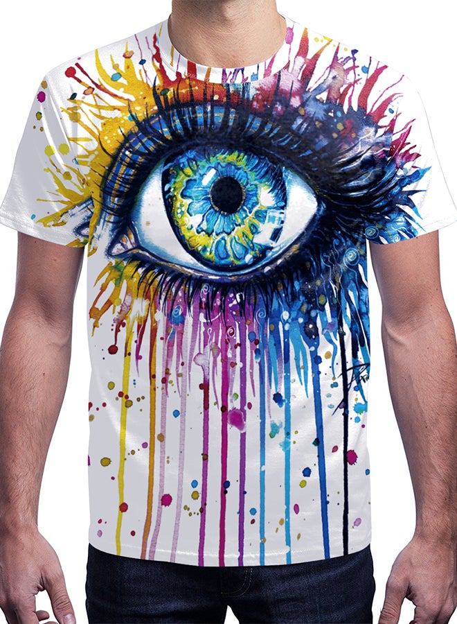 NADABAO 3D Printing Short Sleeve Couple T-Shirt Multicolour - Image 3