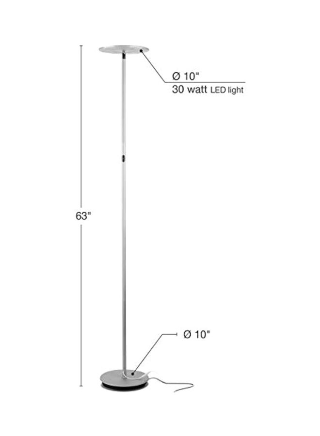 brightech LED Floor Lamp White 10 x 10 x 63inch - Image 3