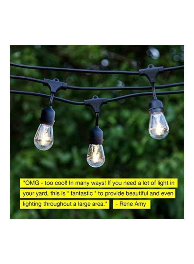 برايت تك سلسلة مصابيح LED مقاومة للماء ومناسبة للأماكن الخارجية أصفر 288 x 3 x 7بوصة  - Image 3