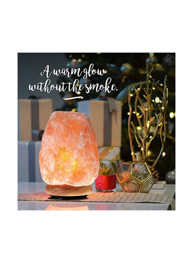 Himalayan Glow Crystal Salt Lamp Yellow 5x5x9inch  - Image 4