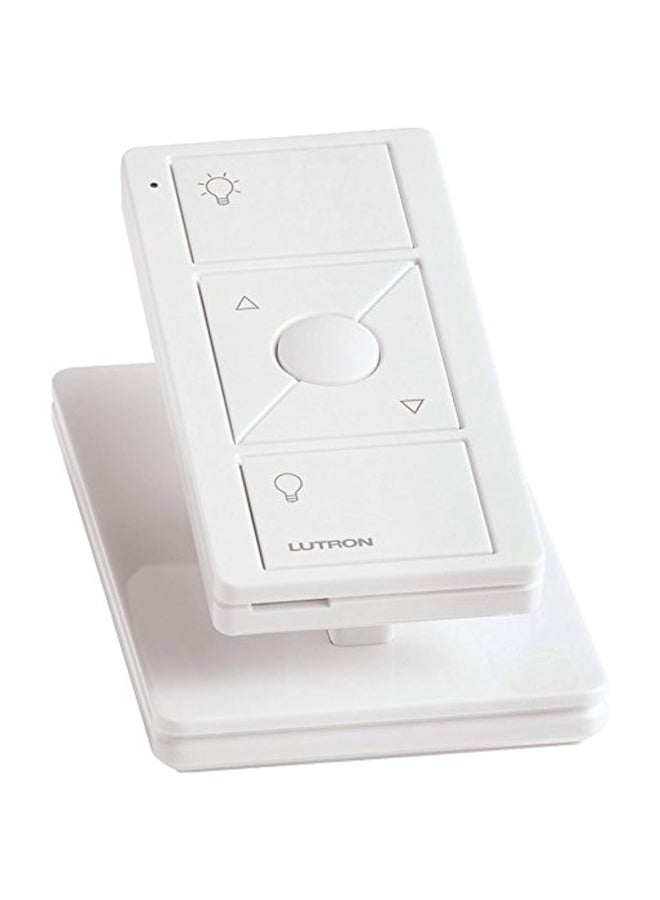LUTRON Wireless Pedestal Floor Lamp White 5.3x4.2x3inch  - Image 1