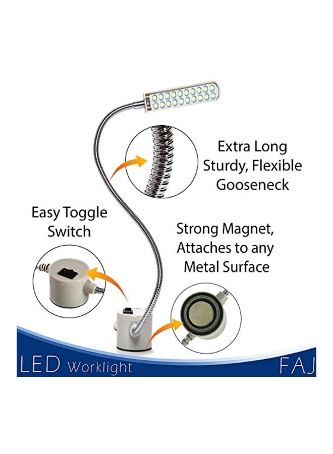 FAJ LED Desk Lamp White 17.5 x 0.8 x 1inch - Image 3