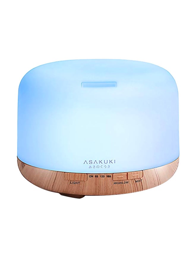 ASAKUKI - 5-In-1 Ultrasonic Aromatherapy Fragrant Humidifier Blue 500ml - Image 1