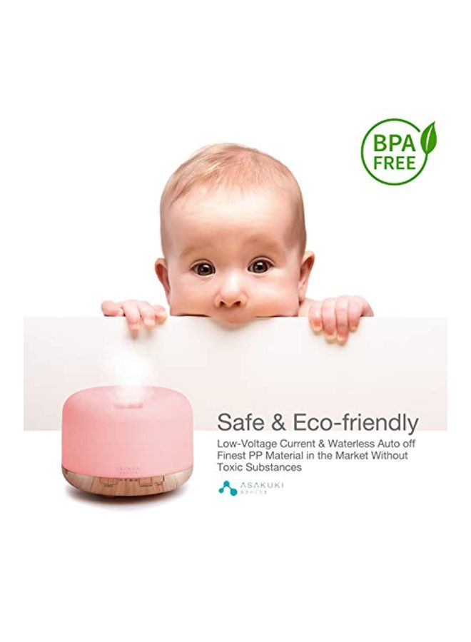 ASAKUKI - 5-In-1 Ultrasonic Aromatherapy Fragrant Humidifier Blue 500ml - Image 1