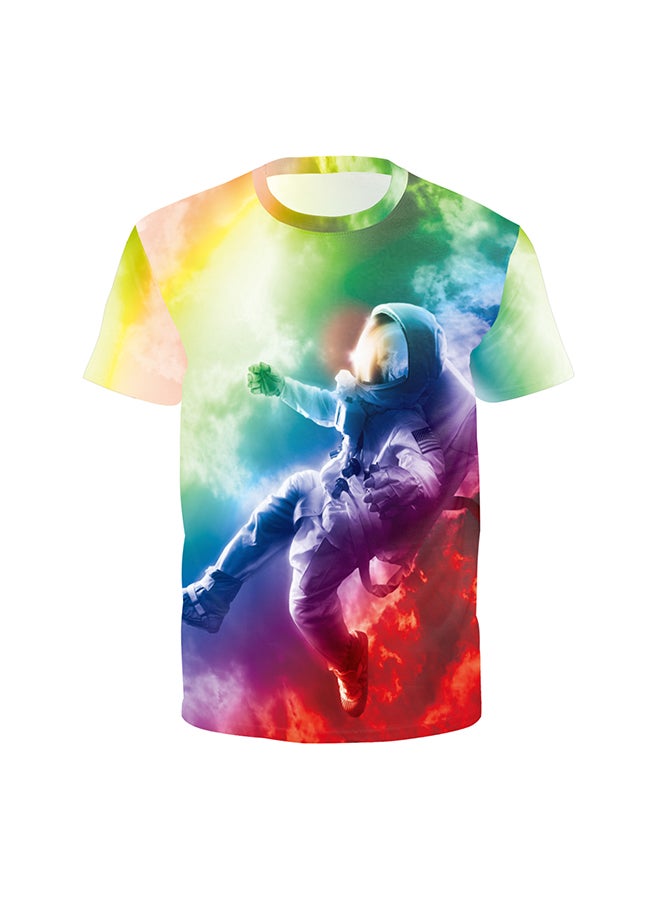 NADABAO 3D Printing Short Sleeve Couple T-Shirt Multicolour - Image 2