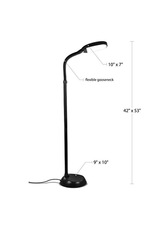 برايت تك مصباح LED أرضي أسود 10.2x9x61بوصة  - Image 2
