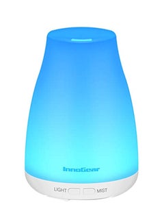 LED Essential Oil Diffuser Blue/White 3.9 x 5.5 x 3.9inch