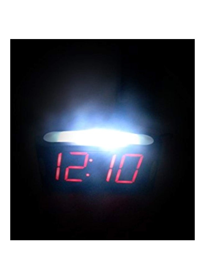 LED Digital Alarm Clock Black 6.5x2x2.8inch