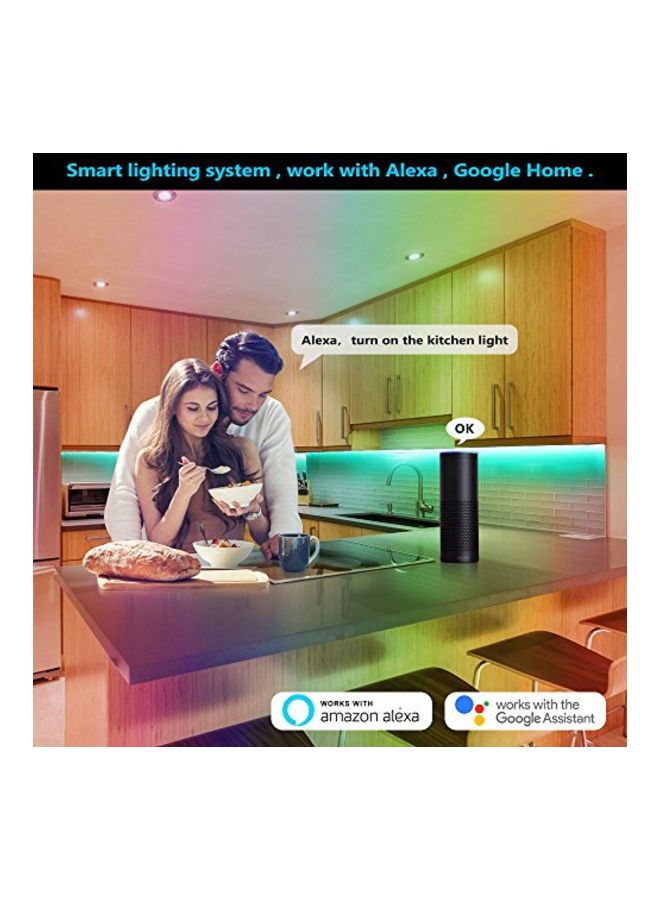 Nexlux Smart Phone Controlled Strip LED Light Kit White 7x6.9x2.7inch - Image 5
