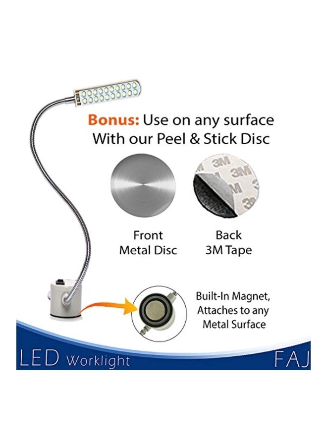 FAJ LED Desk Lamp White 17.5 x 0.8 x 1inch - Image 2