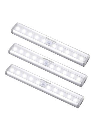 3-Piece Motion Sensor Light White 8.4x4.4x1.4inch - v1557479881/N25356660A_1