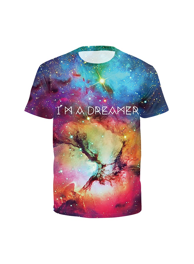 NADABAO - 3D Printing Short Sleeve Couple T-Shirt Multicolour - Image 1