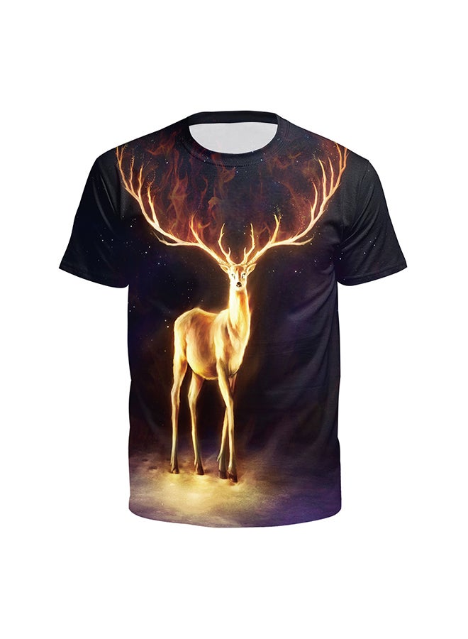 NADABAO 3D Printing Short Sleeve Couple T-Shirt Multicolour - Image 2