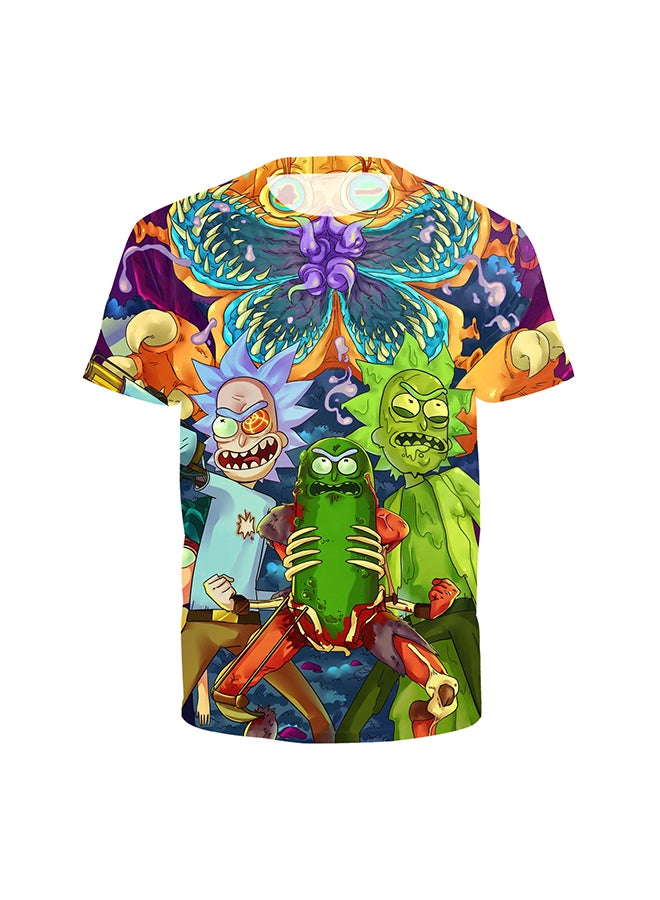 NADABAO 3D Printing Short Sleeve Couple T-Shirt Multicolour - Image 2