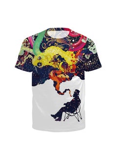 3D Printing Short Sleeve Couple T-Shirt Multicolour - v1557479891/N25154706V_2