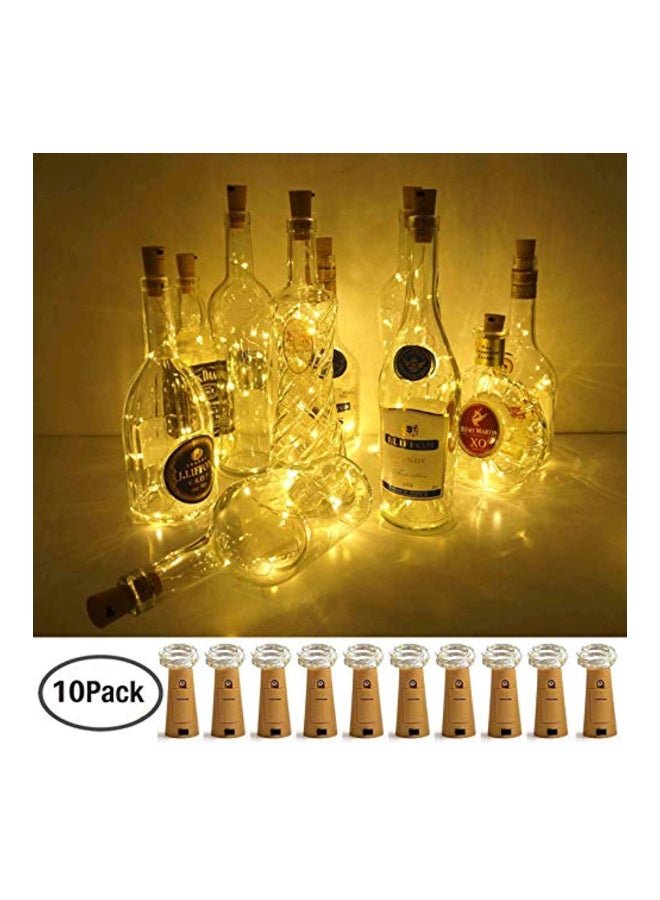 LoveNite Bottle LED Lights With Cork Warm White 4.4x3.8x2inch  - Image 3
