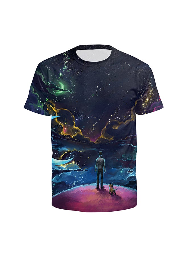 NADABAO 3D Printing Short Sleeve Couple T-Shirt Multicolour - Image 2