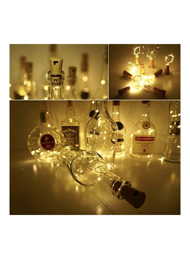 LoveNite Bottle LED Lights With Cork Warm White 4.4x3.8x2inch  - Image 4