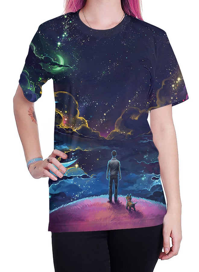 NADABAO 3D Printing Short Sleeve Couple T-Shirt Multicolour - Image 5