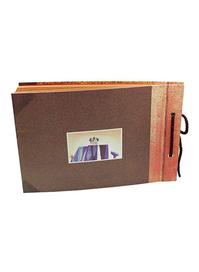 أبلس - ألبوم صور مطبوع عليه عبارة "Our Adventure Book" بني/أحمر 3.9 x 3 x 1.2بوصة - Image 1