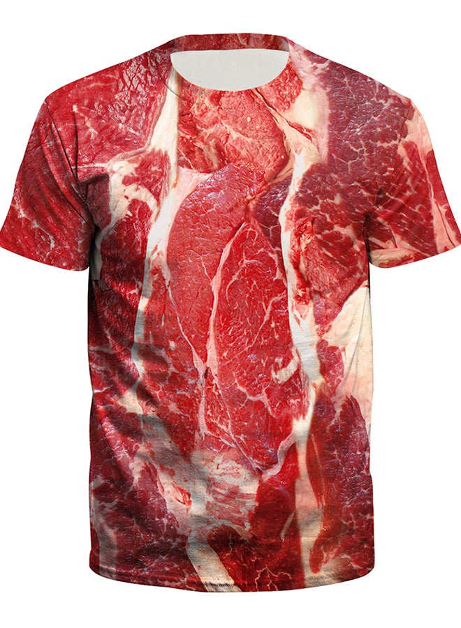 NADABAO 3D Printing Short Sleeve Couple T-Shirt Multicolour  - Image 2