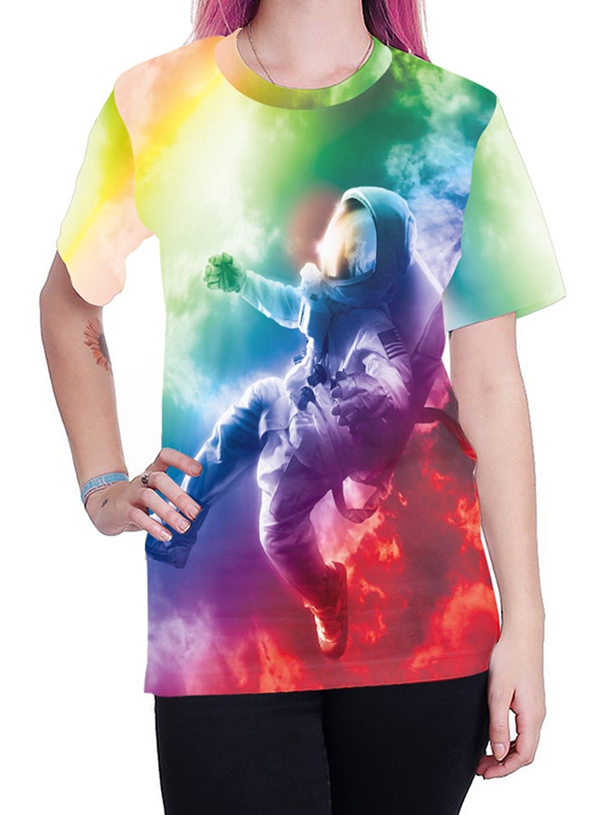 NADABAO 3D Printing Short Sleeve Couple T-Shirt Multicolour - Image 5